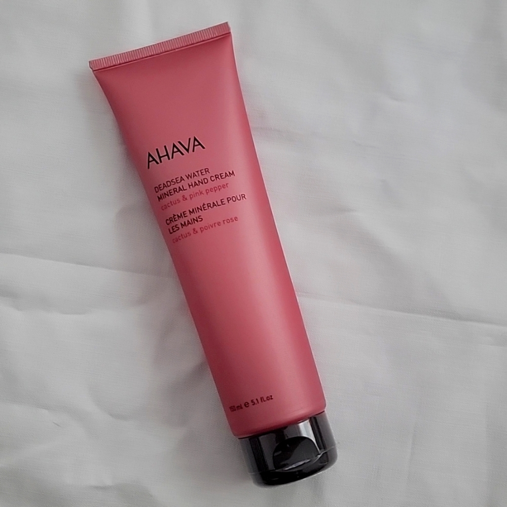AHAVA cactus and pink pepper hand cream
